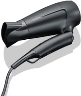 SEVERIN Reise-Haartrockner HT 0159, schwarz Leistung 1.600 Watt, zusammenklappbarer Griff, mit - 1 Stück