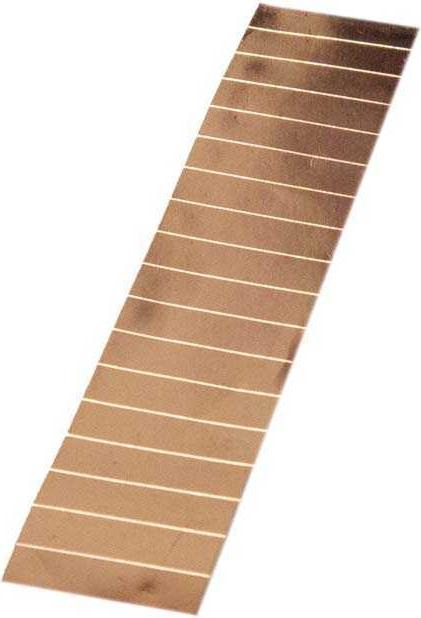 IT-BUDGET selbstklebende Kupferband-Streifen zum Fixieren des Geflechtschirms bei Netzwerkkabeln - 20 Stück (90ITBKUPFER20)
