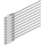 S/CONN maximum connectivity Netzwerkkabel-Patchkabel, cat 6, S/FTP, PIMF, Halogenfrei, VE10, 0,5m (75711-H0.5-SET10)