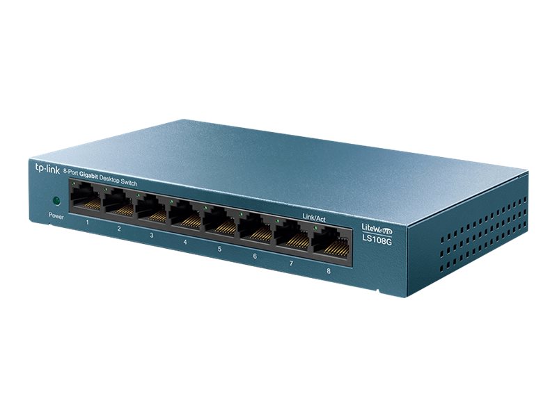 TP-Link LiteWave LS108G Gigabit Switch 8 Ports Blue
