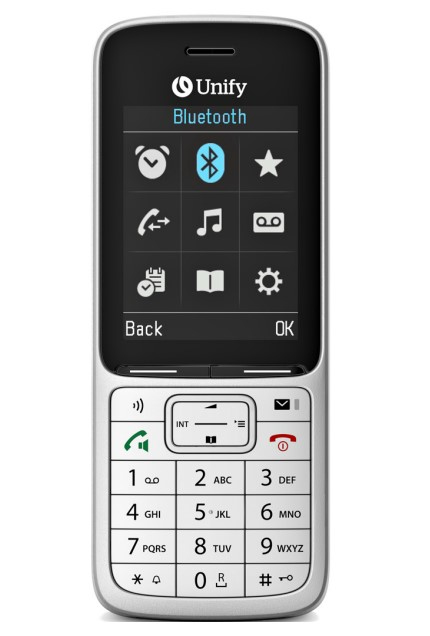 Atos Unify SL6 Schnurloses Erweiterungshandgerät DECT Bluetooth Silber