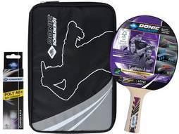 DONIC SCHILDKRÖT Tischtennis-Geschenkset Legends 800 FSC Premium-Qualität, Inhalt: 1 Schläger, 3 Bälle und Hülle - 1 Stück (788488)