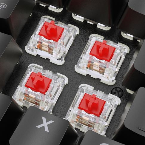 Sharkoon Skiller SGK36W Mechanische Tastatur RGB-LED