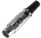 e&p Elektrik Handels GmbH & Co.KG CKU 2 Drahtverbinder XLR Grau (CKU 2)