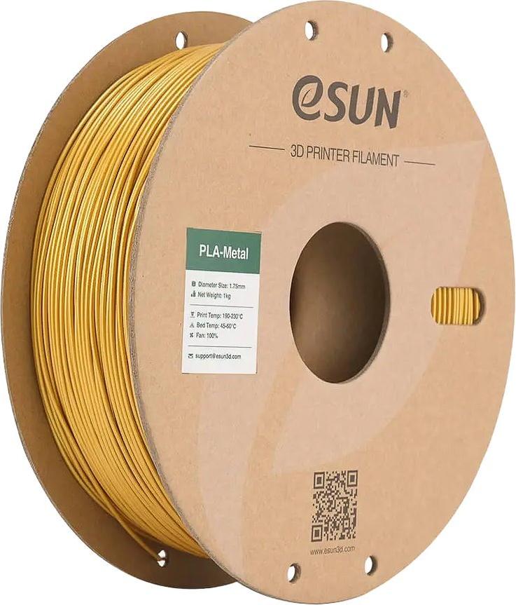 EPLA-METAL 1,75mm GOLD 1kg ESUN 3D FILAMENT (EPLA-METAL-P175J1)