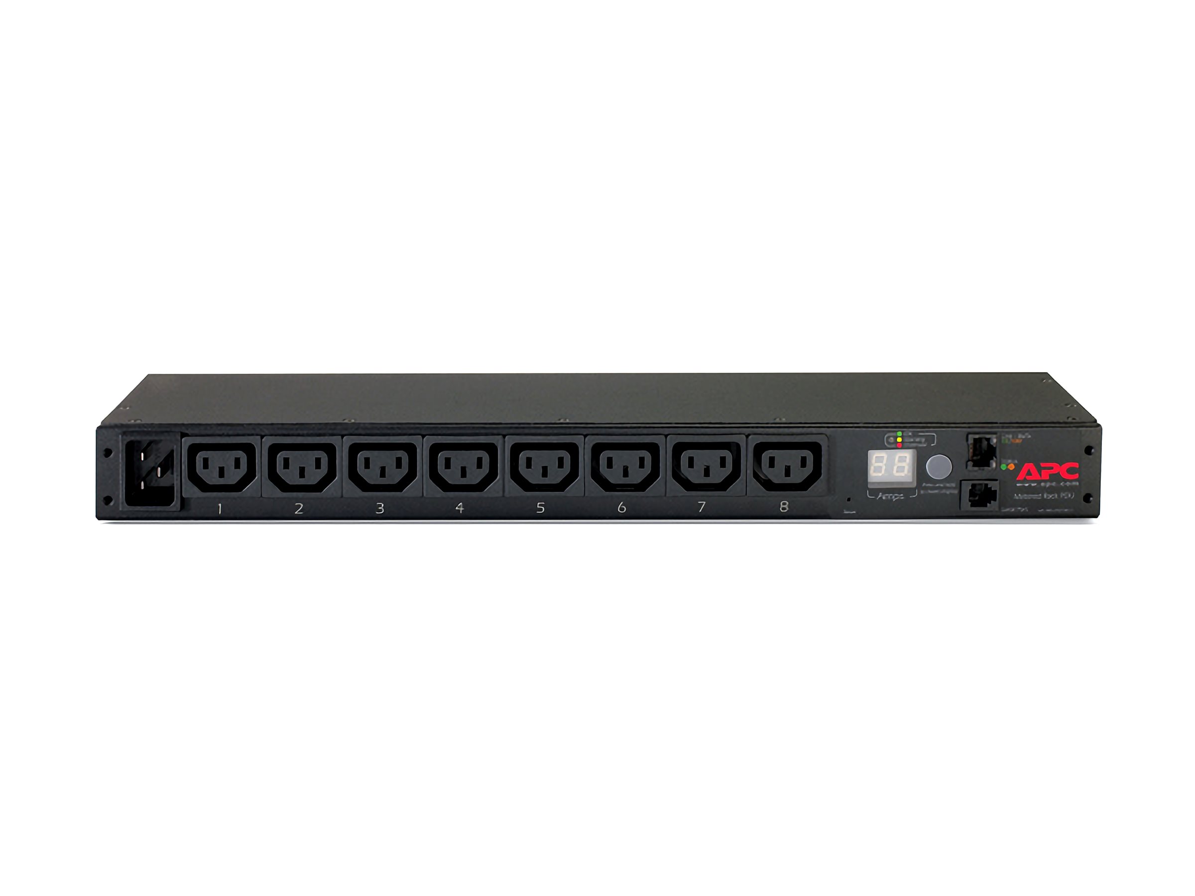 APC Metered Rack PDU AP7821B 1U 16A 208/230V 8x C13 Schwarz