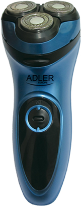 Adler AD 2910 Herrenrasierapparat Rotationstrasierer Trimmer Blau (AD2910)  - Onlineshop JACOB Elektronik