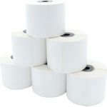 ARTDEV Etikettenrolle - Thermodirekt 56 x 25mm, D79mm, Kern 12/25, 1000 Etiketten/Rolle, permanent ... (EDP 056-025 K25 D079 STAN)