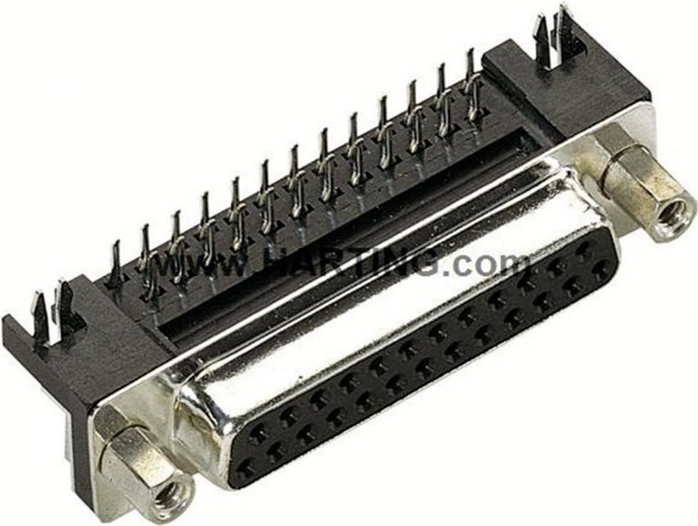 Harting D-SUB Buchsenleiste 90 ° Polzahl: 9 Löten 09 68 153 5612 1 St. (09 68 153 5612)
