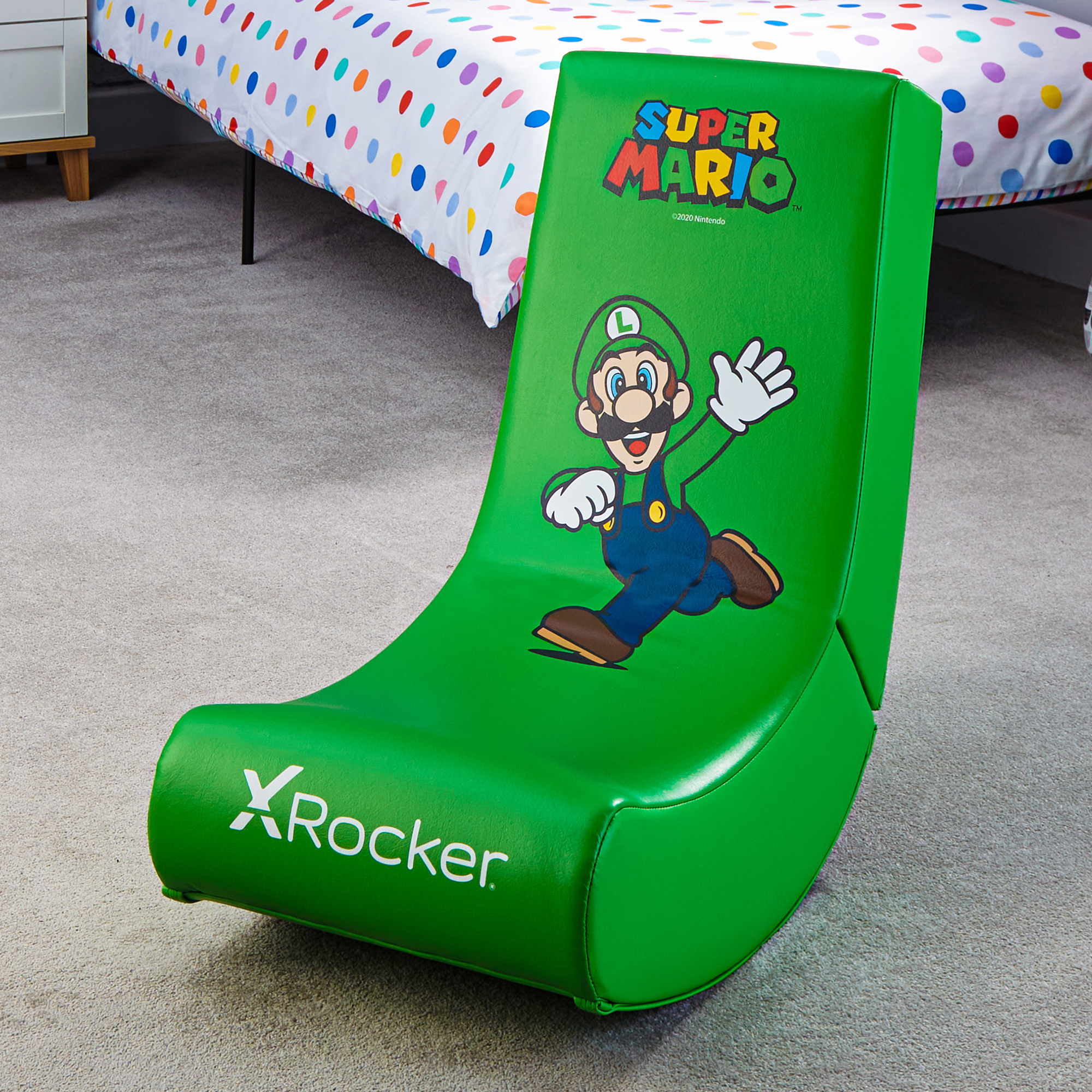 X Rocker Super Mario Joy Collection Luigi Gaming-Stuhl Grün