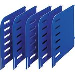 styro Trennwände styrorac/280-3015.35, blau, Kunststoff, H24xT23,1cm, Inh. 5