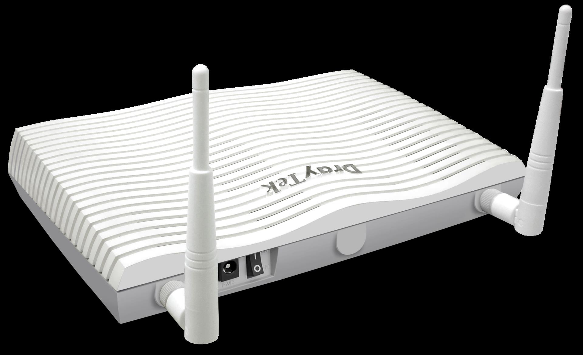 DrayTek Vigor 2866Vac Dual-Wan Router mit integriertem G.Fast/VDSL2/Supervectoring/ADSL Modem als WAN1 und Gigabit Ethernet WAN2, 5 x Gigabit LAN, 32xVPN, Firewall, Contentfilter, zentralem AP- und Switchmanagement, VoIP mit 2x FXS-Ports (V2866VAX-DE-AT-CH)