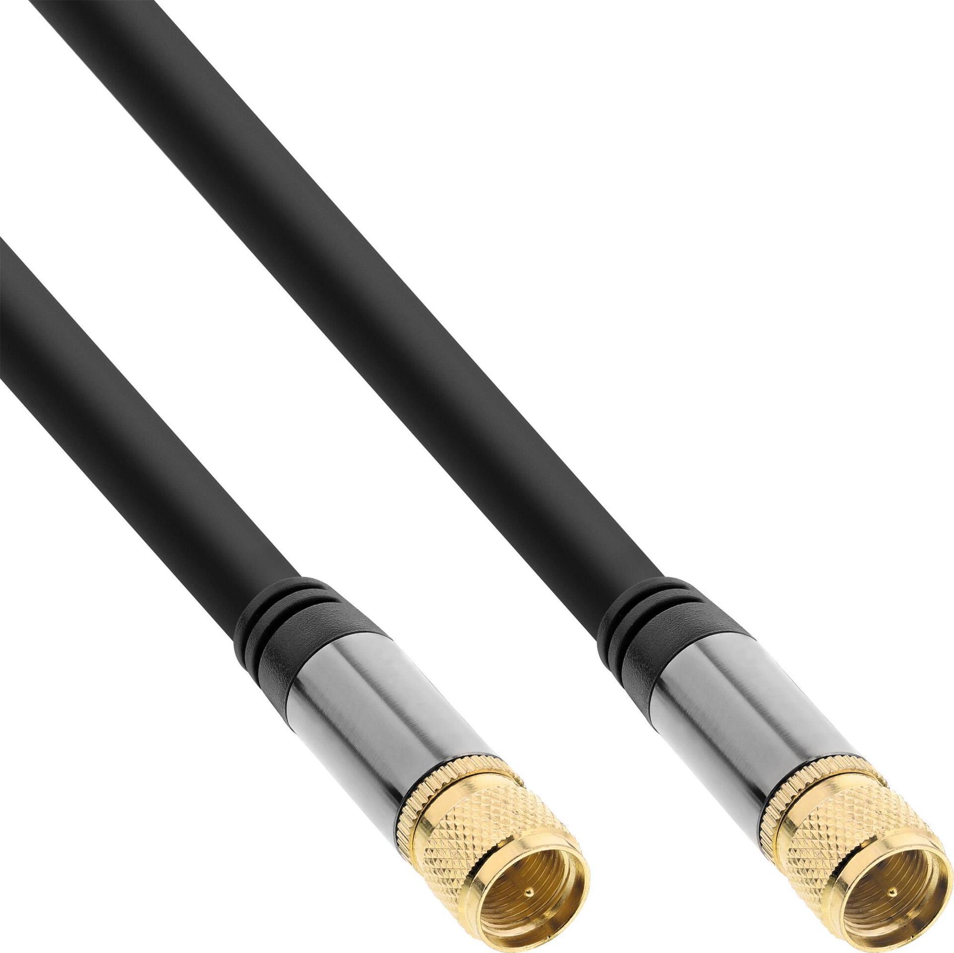 InLine Premium Antennenkabel F-Stecker M bis F-Stecker M 69102P 