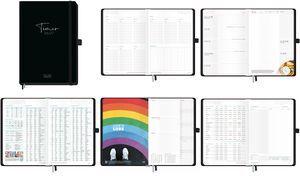 Häfft Jugendkalender Timer Deluxe "Black Edition", 2026/2027 (11122-3)