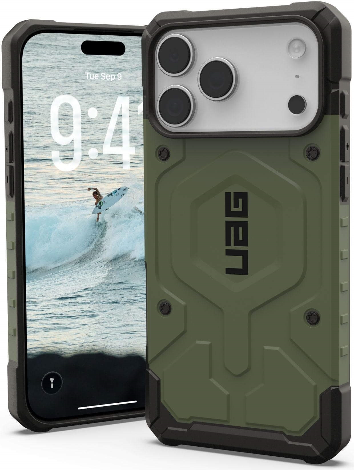 UAG Urban Armor Gear Pathfinder MagSafe Case | Apple iPhone 17 Pro Max | olive | 114549117272 (114549117272)
