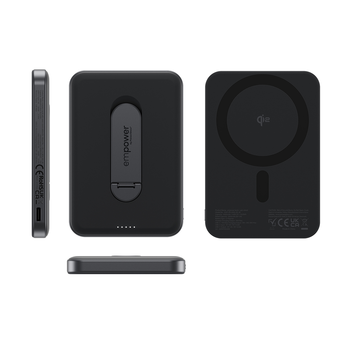 PanzerGlass empower EM23165 Powerbank 5000 mAh Space Black