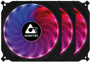 Chieftec CF-3012-RGB Computer Kühlkomponente Computergehäuse Ventilator 12 cm Schwarz (CF-3012-RGB)