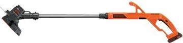 Black & Decker Akku Akku-Rasentrimmer inkl. Akku, inkl. Ladegerät, Höhenverstellbarer Griff 18 V Schnittbreite (max.): 25 cm (ST182320-QW)