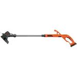 Black & Decker Akku Akku-Rasentrimmer inkl. Akku, inkl. Ladegerät, Höhenverstellbarer Griff 18 V Schnittbreite (max.): 25 cm (ST182320-QW)