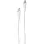 shiverpeaks ®-BASIC-S--USB Lade Kabel, USB-C® Stecker auf 8-pin Stecker, PD, weiß, 2,0m (BS14-13053)