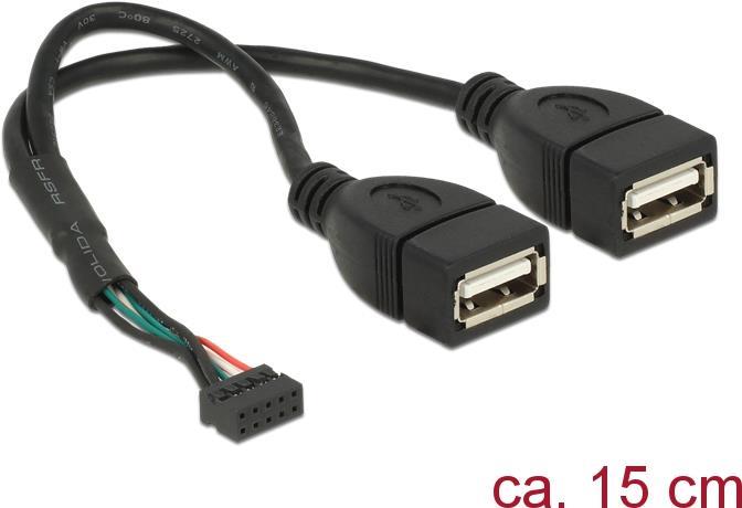 DeLOCK USB-Kabel intern auf extern (84933)