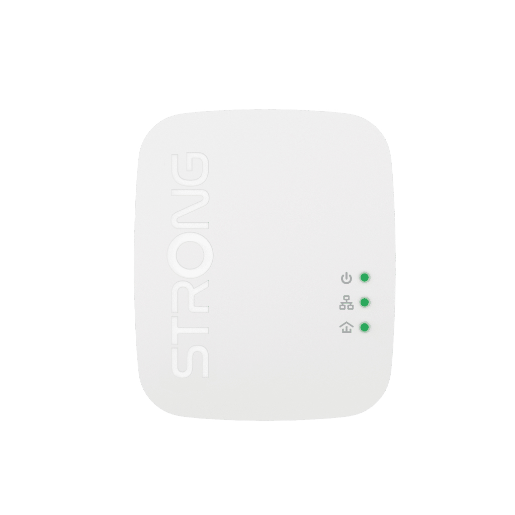 Strong Powerline 1000 Duo Mini Powerline-Adapter-Kit 1000 Mbit/s Gigabit Ethernet Wi-Fi 5 Weiß