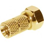shiverpeaks ®-BASIC-S--F-Stecker 6,0, vergoldet, mit großer Mutter (BS85006-AG)