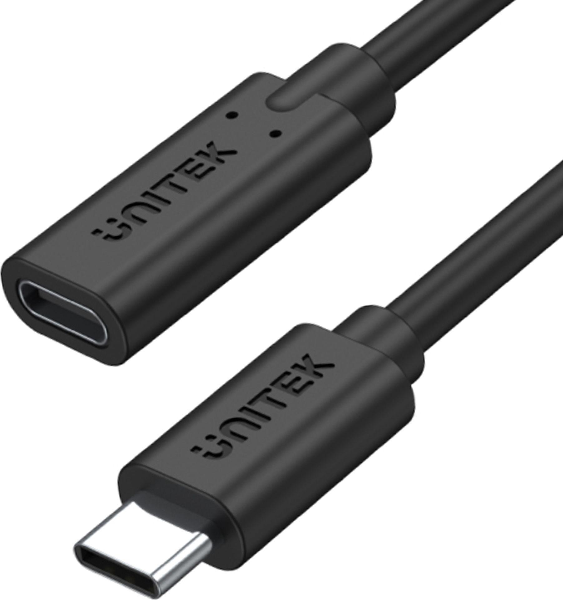 UNITEK C14086BK USB Kabel 0,5 m USB 3.2 Gen 2 (3.1 Gen 2) USB C Schwarz (C14086BK)