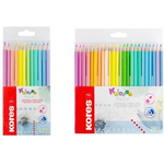 Kores Dreikant-Buntstifte "Kolores Pastel", 12er Kartonetui Minenstärke: 3 mm, stark pigmentiert - 1 Stück (BB93311)