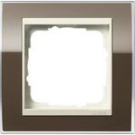 GIRA 1fach Rahmen Event, Standard 55 Braun 0211761 (0211761)