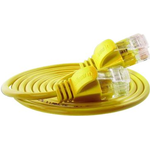 SLIM UL6 05 GE - Cat.6 SLIM-Light-Kabel, U/UTP, 0,5 m, gelb (PKW-LIGHT-K6 0.5 GE)