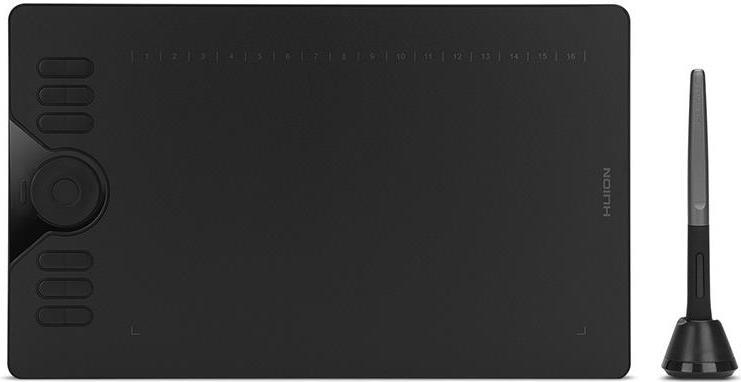 HUION HS610 Grafiktablett Schwarz 5080 lpi 254 x 158,8 mm USB (HS610)