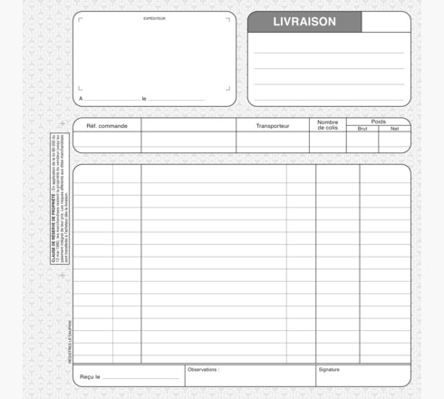 Le Dauphin Manifold Livraisons tripli 1163D, 210 x 210 mm, Hafer