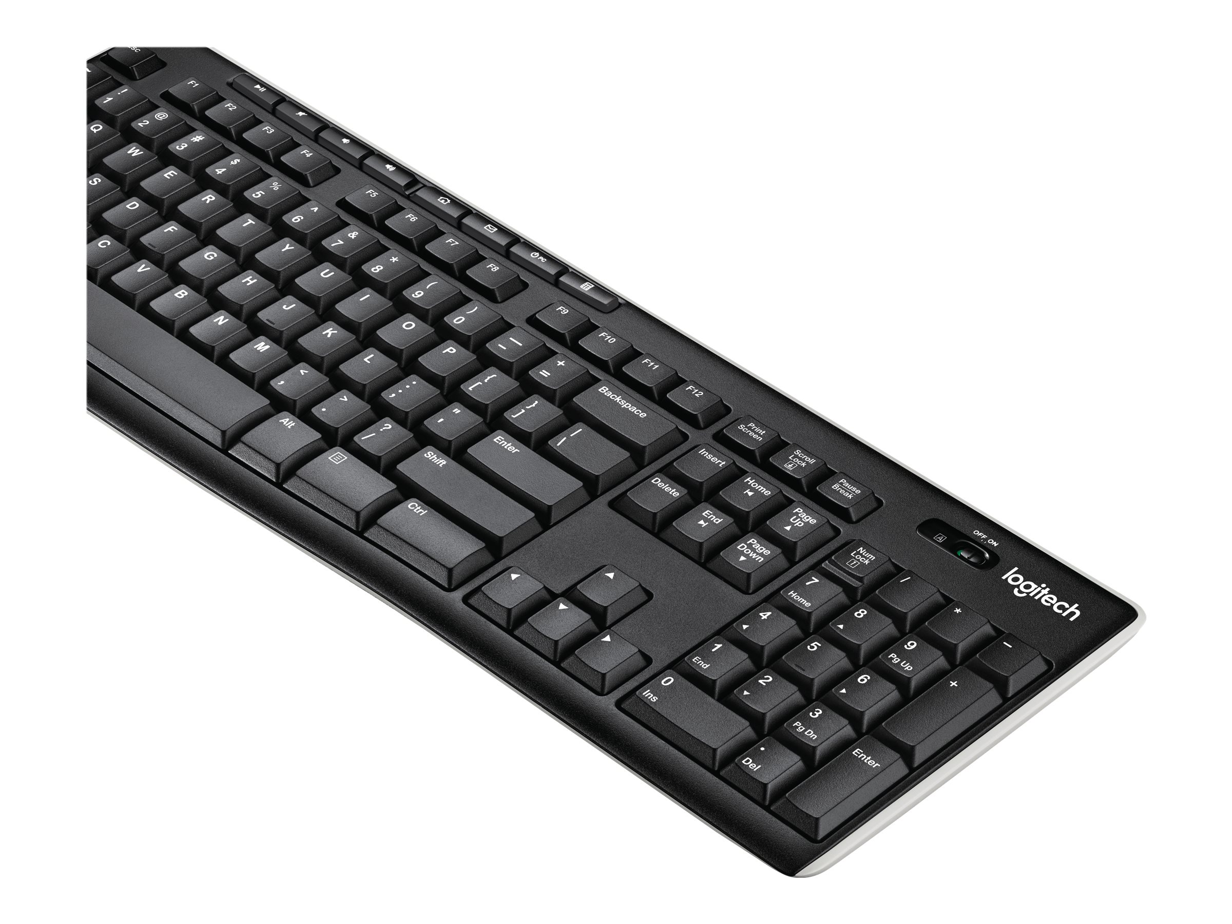Logitech Wireless Keyboard K270 Tastatur QWERTZ Deutsch Schwarz