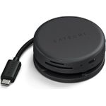 Satechi OntheGo™ 7-in-1 Multiport Adapter Schwarz (ST-POTG7C)