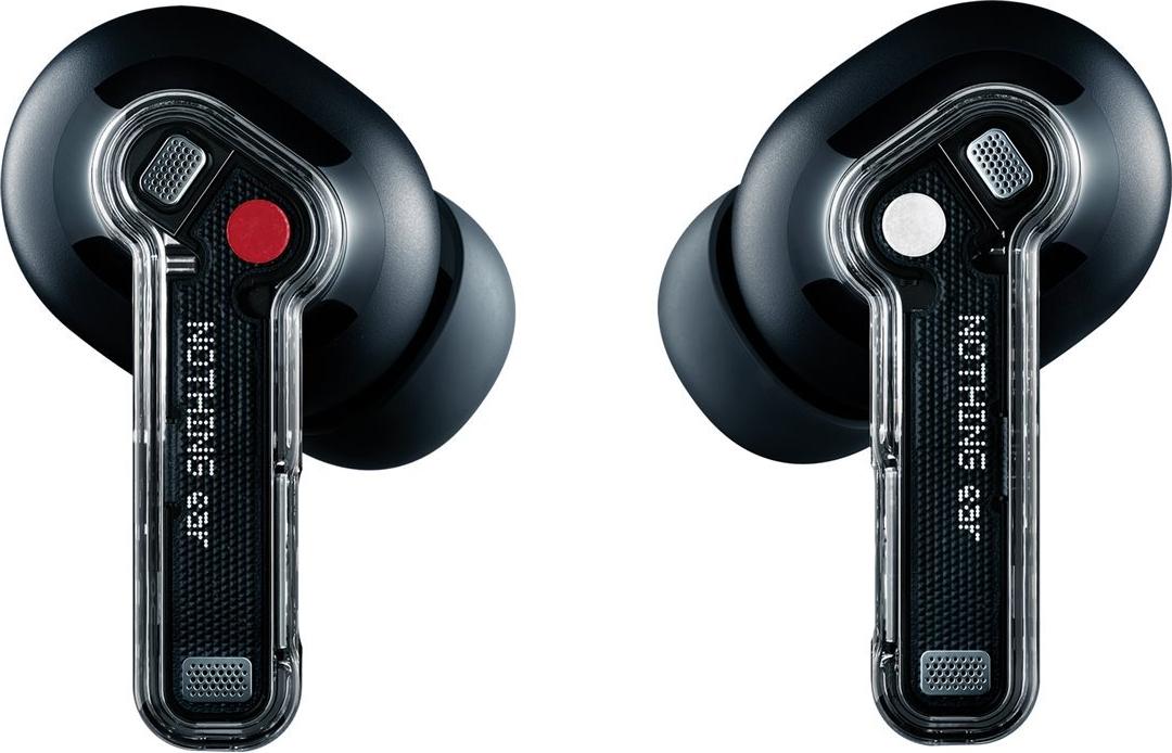 Nothing Ear True Wireless-Kopfhörer Bluetooth ANC 8,5 h Akkulaufzeit Schwarz, Transparent