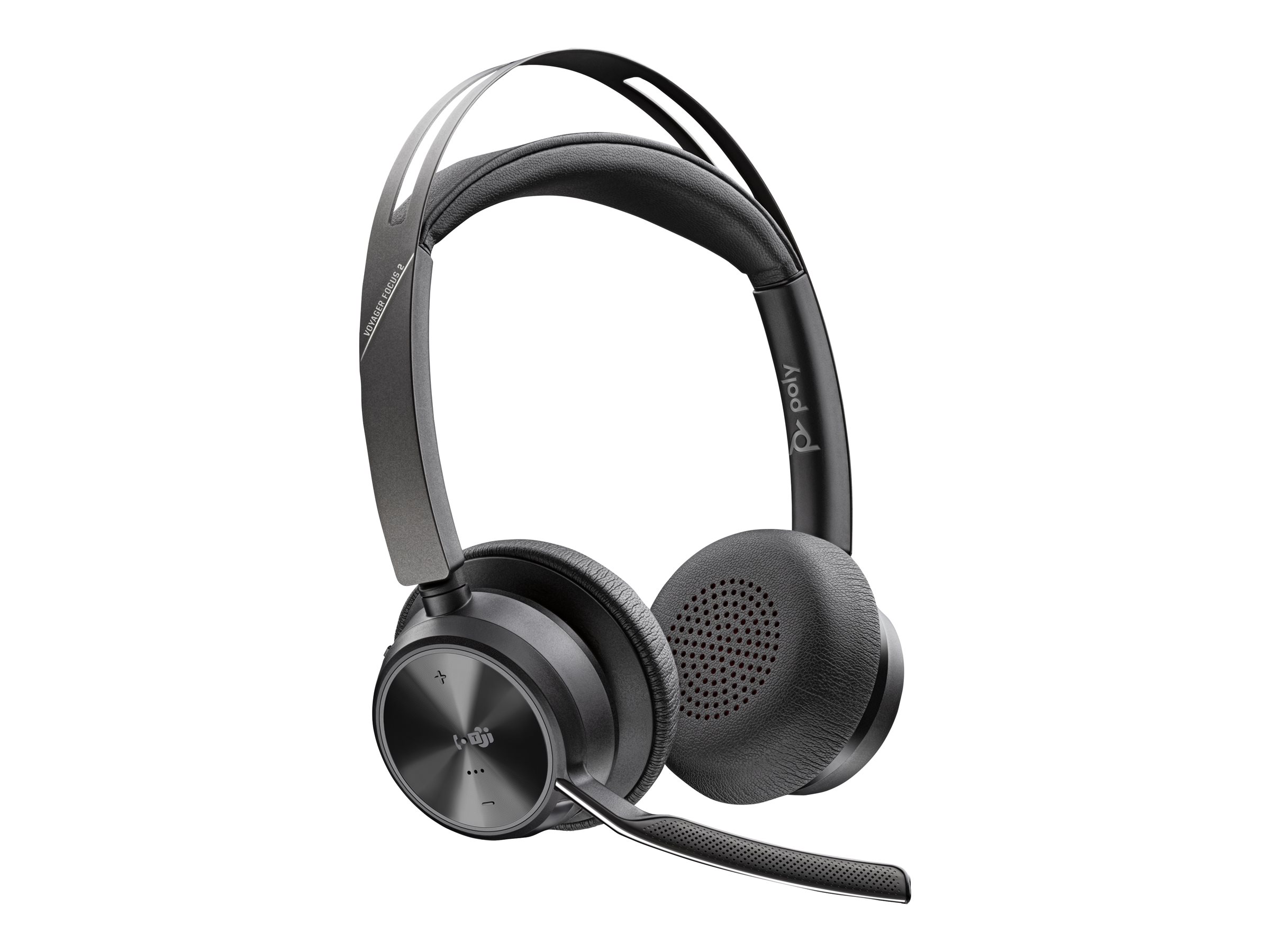 HP Poly Voyager Focus 2 On-Ear Headset Bluetooth Schwarz