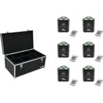 EUROLITE Set 6x AKKU TL-3 TCL Trusslight QuickDMX + Case TDV-1 (20000625)