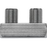 Axing CFA 3-02 F-Buchse auf F-Buchse U-Form (CFA 3-02)