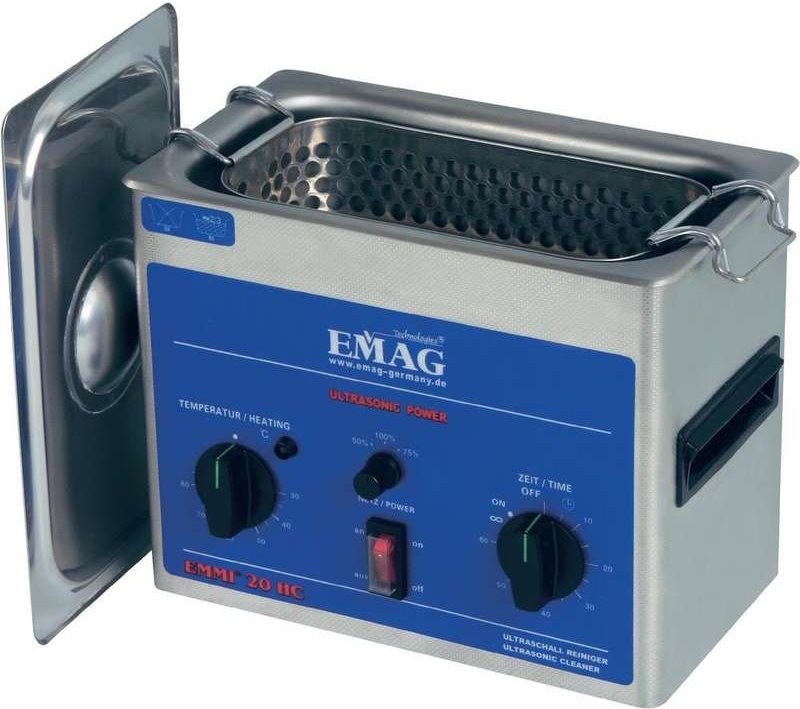 EMAG Ultraschall-Reiniger 2.0 l 230 x 115 x 75 mm EMMI 20HC Leistungsaufnahme (max.) 150 W Gehäuse-M (EMMI 20HC)