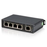 StarTech.com Industrieller 5 Port Ethernet Switch zur DIN-Schienen Montage (IES5102)