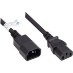 Alcasa P1430-S015 Stromkabel Schwarz 1,5 m C14-Koppler C13-Koppler (P1430-S015)
