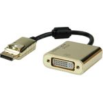 ROLINE 12.03.3175 Videokabel-Adapter 0,15 m DisplayPort DVI-D Gold (12.03.3175)