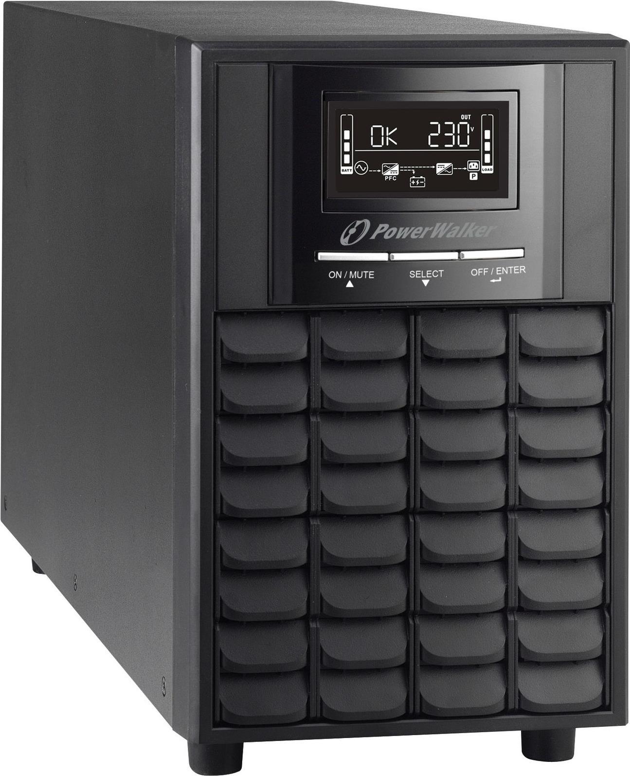 PowerWalker VI 1100 CW FR. UPS-Topologie: Line-Interaktiv, Ausgangskapazität: 1100 VA, Ausgangsleistung: 770 W. Anzeige: LCD. Breite: 145 mm, Tiefe: 397 mm, Höhe: 220 mm (10121134)