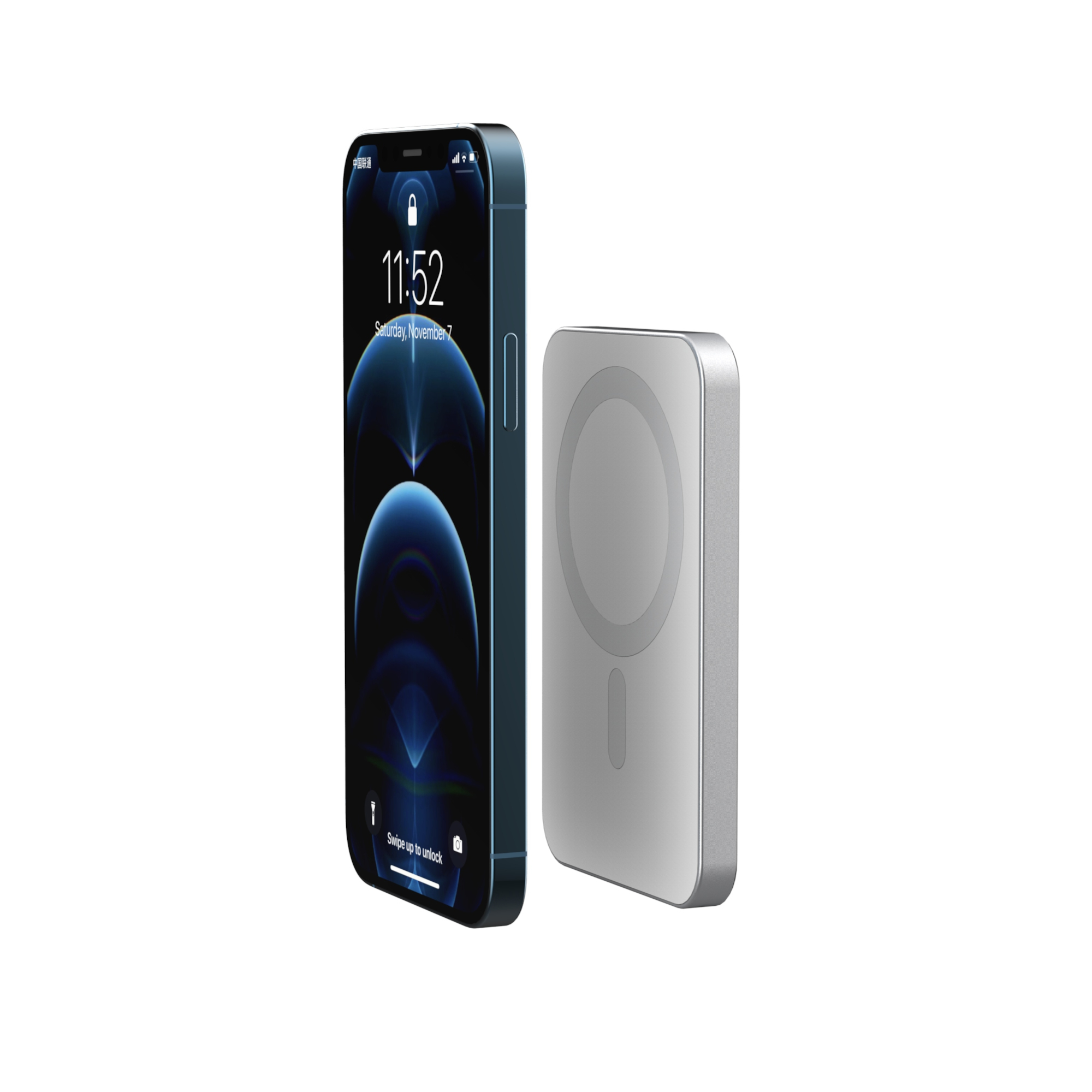 RealPower PB-5000 MAG 5000 mAh Powerbank weiss