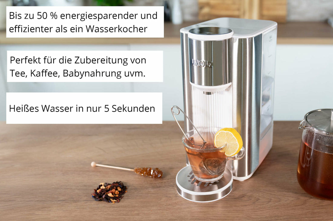 Unold Ava 18610 Express Heißwasserbereiter 2,5 l 2600 W Silber, Weiß