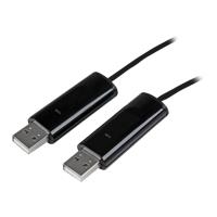 StarTech.com 2 Port USB Tastatur und Maus KM Switch / Umschalter mit Datentransfer für PC und Mac (SVKMS2)