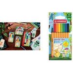 STABILO Fineliner point 88 Mini Animal Vibes, 8er Etui Strichstärke: 0,4 mm, metallgefasste Spitze, ventilierte - 1 Stück (688/8-07)