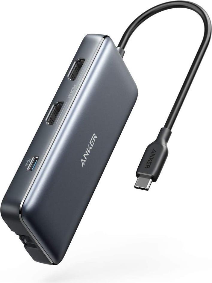 Anker PowerExpand Direct 6-in-1 USB-C PD Media Hub - Dockingstation - USB-C - HDMI - für Apple 27,90cm (11)  iPad Pro (1. Generation, 2. Generation), 12.9  iPad Pro