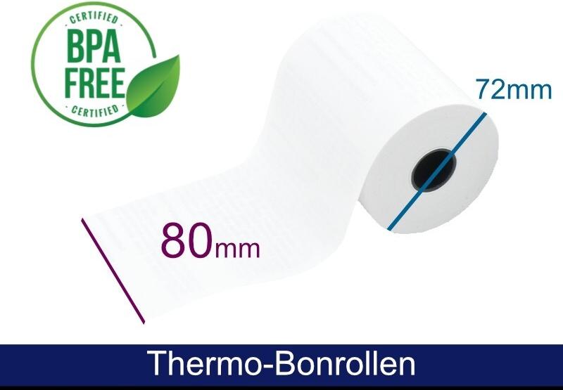 ARTDEV Thermorolle - 80 72 12.7 (B/D(max.)/K) weiss, 48g, 80m (ADT807212-48G)